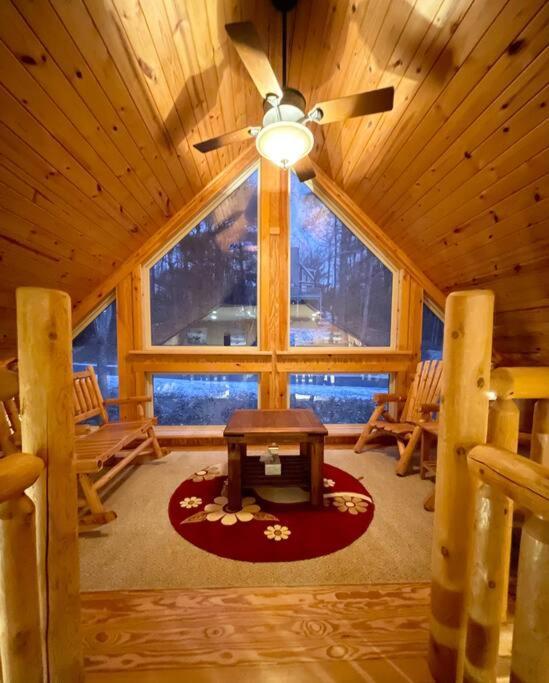 One Of A Kind Rustic Log Cabin Near Bryce Resort - Large Game Room - Fire Pit - Large Deck - Bbq Basye Exterior foto