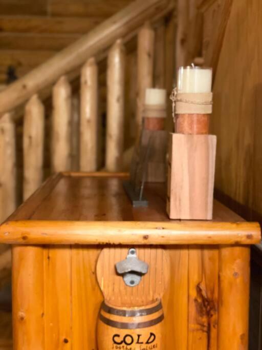 One Of A Kind Rustic Log Cabin Near Bryce Resort - Large Game Room - Fire Pit - Large Deck - Bbq Basye Exterior foto