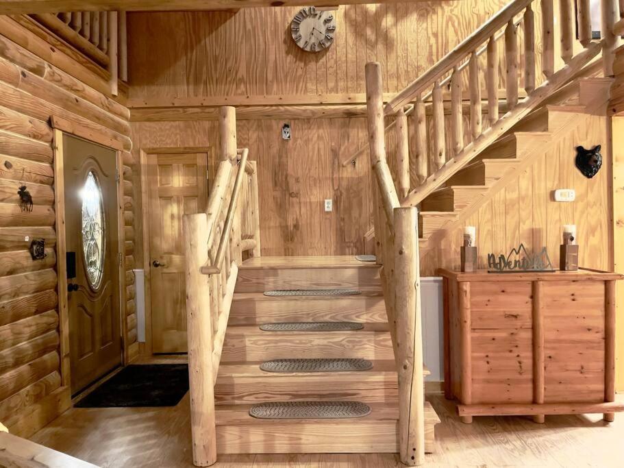 One Of A Kind Rustic Log Cabin Near Bryce Resort - Large Game Room - Fire Pit - Large Deck - Bbq Basye Exterior foto